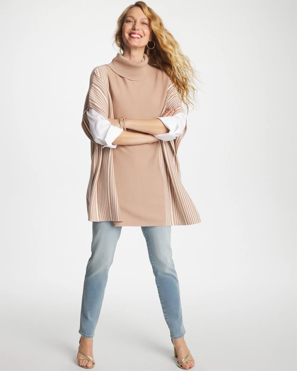 Turtleneck Sweater Poncho | Chico's